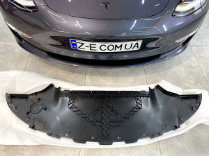 Защита нижняя переднего бампера Tesla Model 3